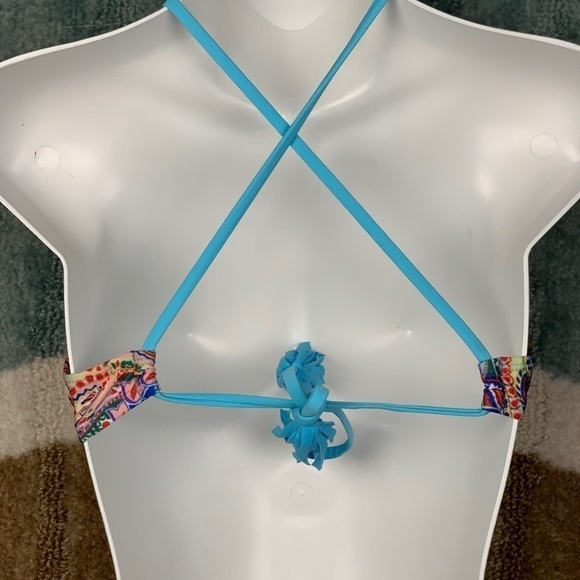 MOSSIMO Swimwear Top Red Paisley - Picture 4 of 5